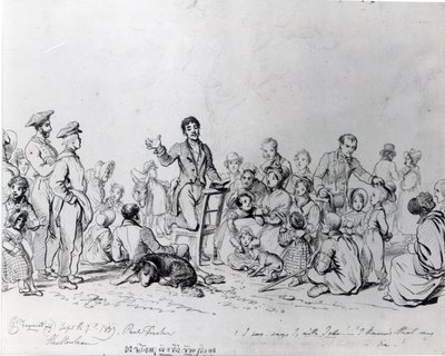 The Field Preacher, 1837 by John George Paul Fischer